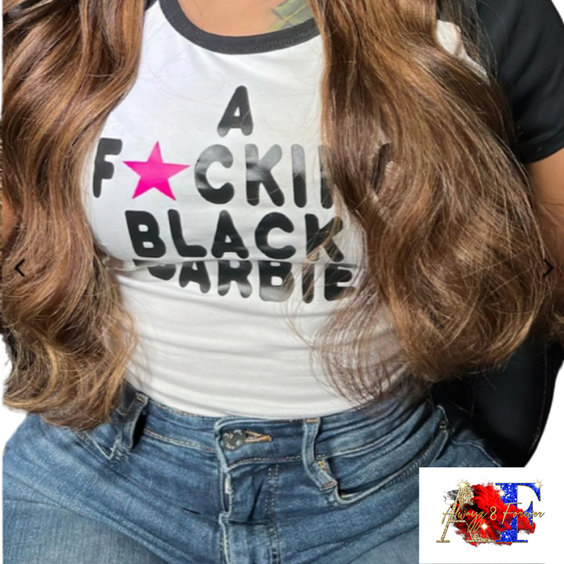 Black Barbie Women Tee