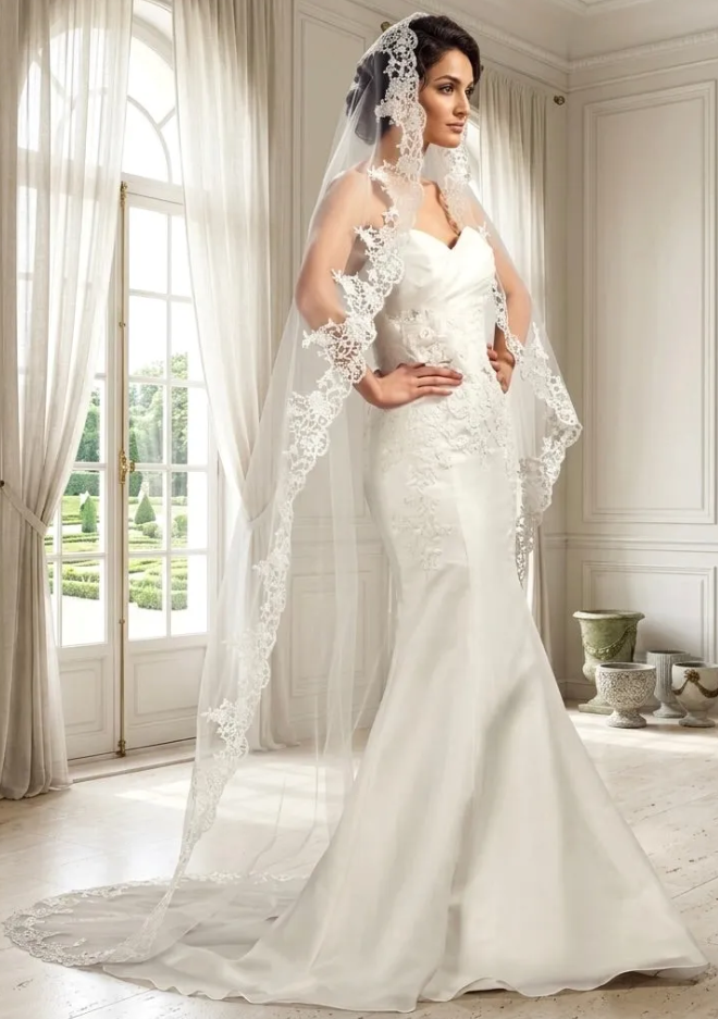 Cathedral Lace Veil