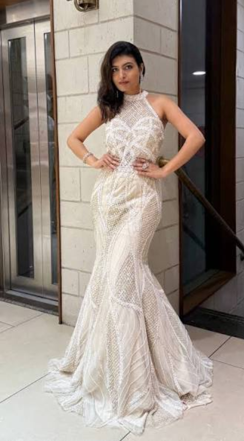 Champagne Mermaid Gown