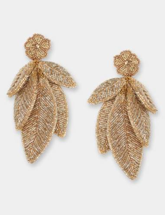 Gold Leaf Earrings